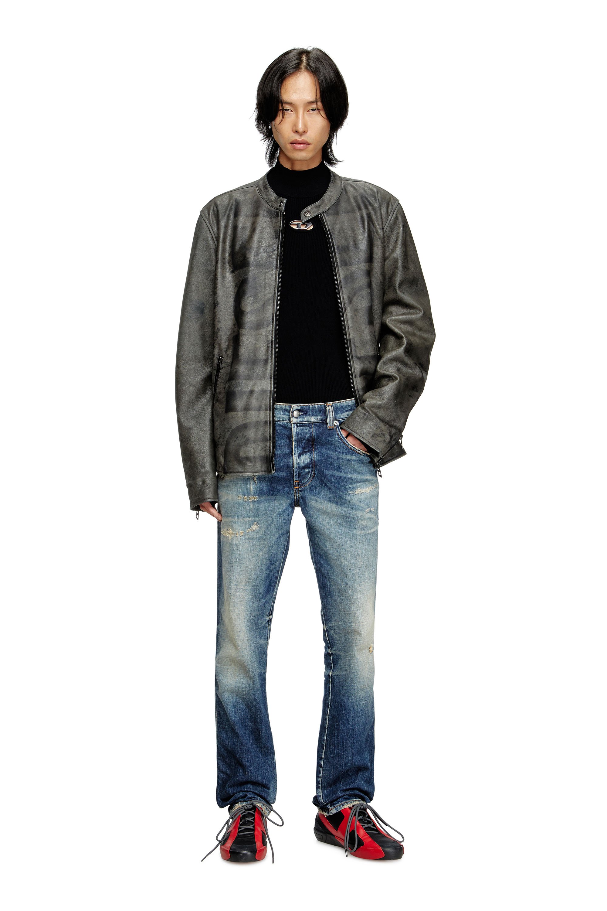 Diesel - Man's Slim Jeans 1993 D-Vyl 09M55, Dark Blue - 2